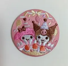 マイメロディ クロミ 缶バッジ パーティーデザイン