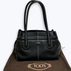 Tod's ケイプバッグ CAPE トートバッグ カーフレザー 自立 A4可 茶
