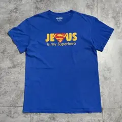 GILDAN Tシャツ JEJUS キリスト スーパーマンオマージュ アメリカのサムネイル