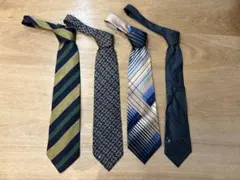 ネクタイ 4本セット まとめ売り 幾何学模様