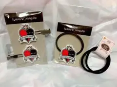 推しグッズはいかがですかー？ハーツラビュル柄 ヘアアクセサリー 3点セット