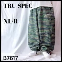 極太 人気 TUR-SPEC製 迷彩 タイガーストライプ カーゴパンツ XL