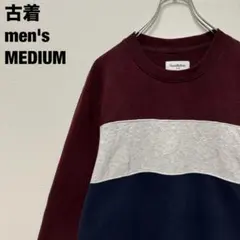 古着 Goodiellow&CO スウェット 無地 裏起毛 メンズ 赤紺灰 Mのサムネイル