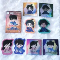 名探偵コナン ちぢませ隊 ステッカーコレクション2 新一 蘭 平次 和葉