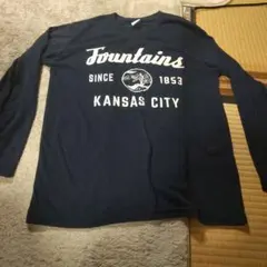 CAMPANELLO 長袖カットソー L ネイビー