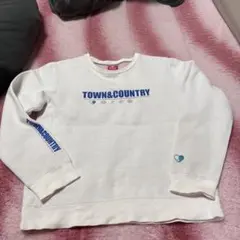 Town & Country トレーナー Lサイズ ホワイト