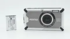 防水カメラ】PENTAX optio W80 レッド 動作確認済 スマホ転送 - メルカリ