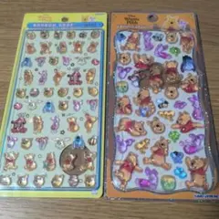 くまのプーさん ボンボンドロップミニ プチドロップステッカー セット