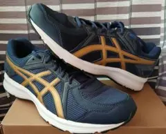 ☆ASICS☆スニーカー ネイビー×ゴールド