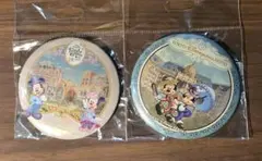 ディズニー 缶バッジ 2個セット