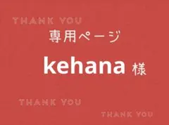 kehana様専用ページです。