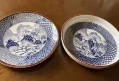 風景画の皿セット