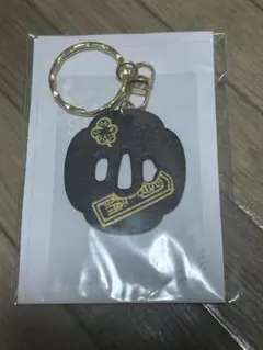 ジブリ美術館 オリジナル 革製キーホルダー クロスケ潜水窓 まっくろ