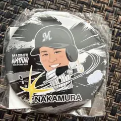 中村奨吾 8 缶バッジ 千葉ロッテマリーンズ - メルカリ