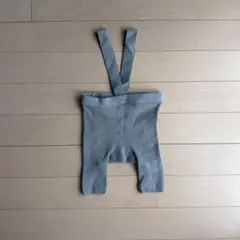 サスペンダー　リブ編みパンツ　Mのサムネイル