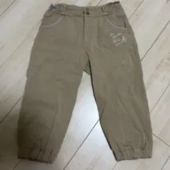 ポンポネット150M半ズボンチノパン七分丈クロップドデニムズボンベージュ茶色