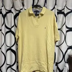 希少　ヴィンテージ　TOMMY HILFIGER イエローポロシャツ