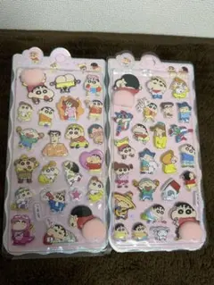 新品未使用❣️クレヨンしんちゃん　おしり　シール　ぷくぷく　ぷっくり　2枚　立体