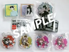 伊藤潤二×サンリオ アクリルチャーム&アクリルスタンド7点セット