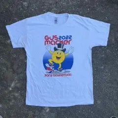 希少 US古着 企業ロゴ マルチプリント Tシャツ ニューヨーク ホーネル