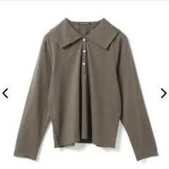 mizuiro ind ワイドカラーポロシャツ