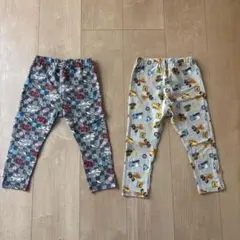 トミカ レギンスパンツ2枚セット 90cm