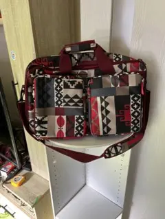 幾何学模様 ボストンバッグ