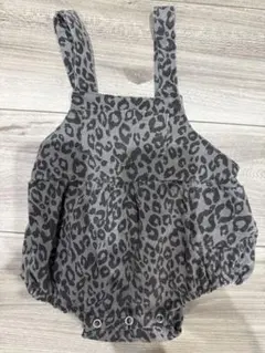 anon baby レオパード柄 サロペット パンツ