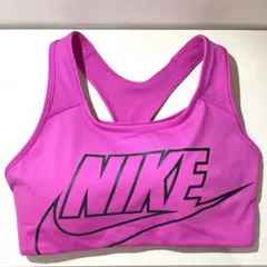 NIKE　スウッシュスポーツブラ　ワンパッド式　ピンク　L　美品