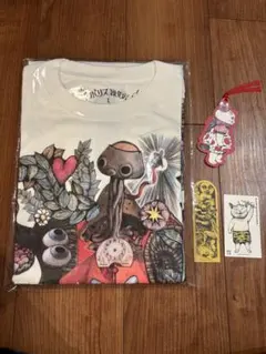 ヒグチユウコ 火の鳥 マンガローグ Tシャツ LOVE火の鳥 ギュス Lサイズ
