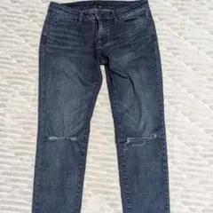 【UNIQLO】ウルトラストレッチジーンズ ダメージ 27インチ ユニクロ