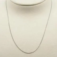 美品 Pt850 ジュエリーマキ チェーン ネックレス 40cm 3g プラチナ