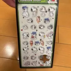 スヌーピー　ぷくぷく立体シール　ボンボンドロップシール