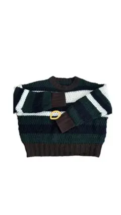 ストライプニット