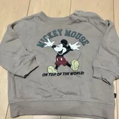 【値下げ】futafuta フタフタ ミッキーマウス トレーナー 80 レトロ