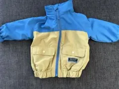 【値下げ中】ベビー　マウンテンパーカー　ジャケット 青と黄色　ブリーズ