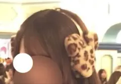 激レア　ディズニー　イヤーカフ ヒョウ柄 耳当て