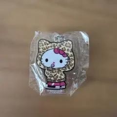 ハローキティ ガチャガチャ キーホルダー 豹柄 カプセルトイ 未開封