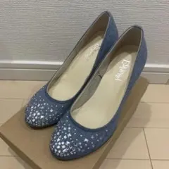 Esperanza デニムパンプス