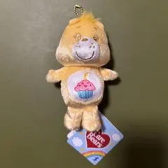 ケアベア シャイニーベロアマスコット　カップケーキ マスコット