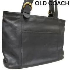 Vintage Coach OLD Leather Tote USA NAVY
