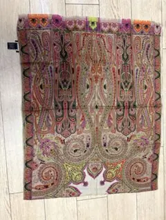 ETRO エトロ 大判ストール ペイズリー ウール シルク イタリア製