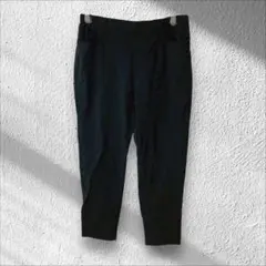 【セルフサービス】SELF SERVICE テーパードパンツ ブラック ゴム M