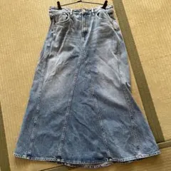 ZARA デニムロングスカート Lサイズ