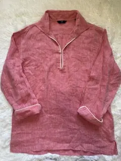 【23区　HOMME】麻100%／シャツ／XL