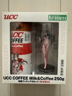 UCCミルクコーヒー 特製フィギュア付きセット エヴァンゲリヲン破：マリ