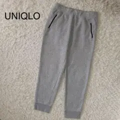 【ユニクロ】ドライストレッチスウェットパンツ　グレー　L ジョガーパンツ　楽ジム