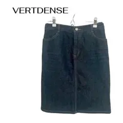 B0291VERTDENSE膝丈デニムタイトスカート　カジュアルギャルのサムネイル
