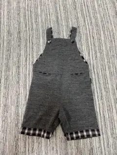 コムサイズム　グレーオーバーオール