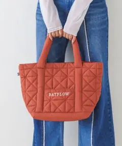 BAYFLOW キルティングロゴトート